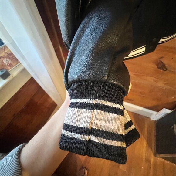 Black Varisty Jacket - Picture 3 of 6